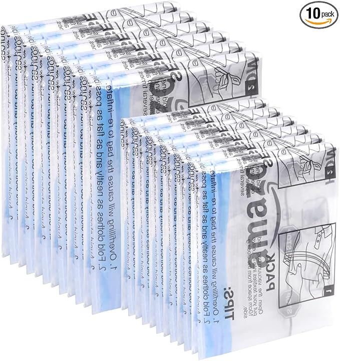 Amazon Basics Roll-Up Travel Compression Storage Bags by AmazonBasics