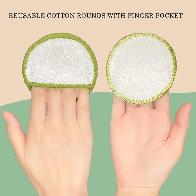 Chloven Reusable Cotton Rounds 16 Pack - Image 2