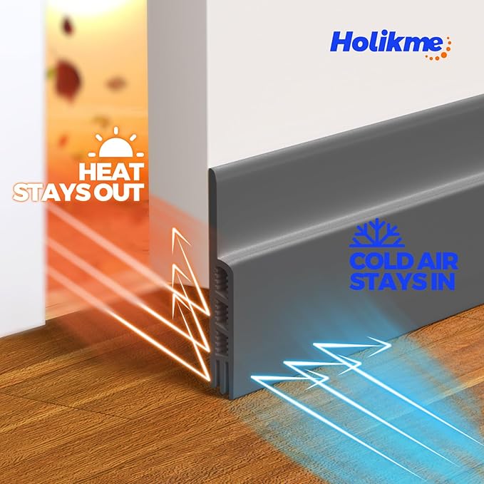 Holikme 2 Door Draft Stopper Sheets, Rolls & Strips Under Door Draft Blocker - Image 4