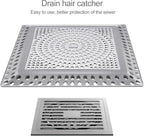 LEKEYE Shower Drain Hair Catcher | Drain Strainer | Shower Drain Cover - Image 2