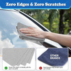 FIXSMITH Microfiber Cleaning Cloth, Shop Towels Bulk, 24 Pack Microfiber Towels - Image 4