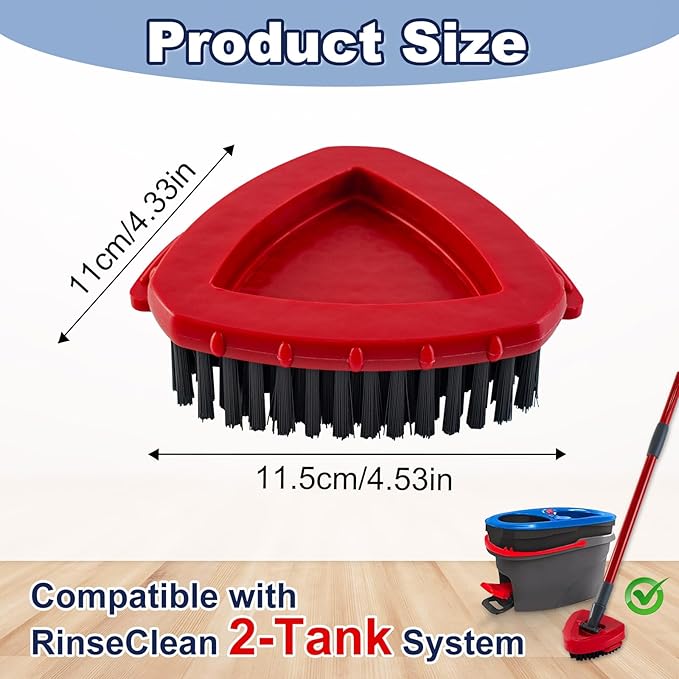 Scrubber Mop Head for Ocedar, Upgrade Scrub Brush for Ocedar, Spin Mop Scrub - Image 6
