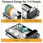 Over the Sink Dish Drying Rack, In Sink Dish Drying Racks, Expandable Dish Rack - Image 4