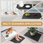 Stone Drying Mat for Kitchen Counter-Super Absorbent PU Dish Drying Mat - Image 7