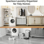 ROMOON Rolling Laundry Basket Organizer - Image 8
