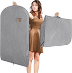 Univivi Garment Bags for Hanging Clothes, 43 Inch Suit Cover Bags for Closet - Image 6