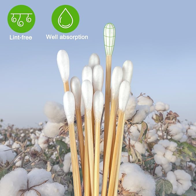 Eyxformula 200 Pcs 6 Inch Long Cotton Swabs - Image 5
