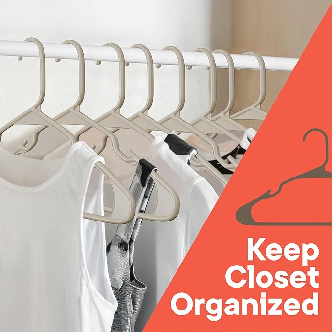 Plastic Clothes Hangers – Heavy Duty Hanger Set, - Image 4