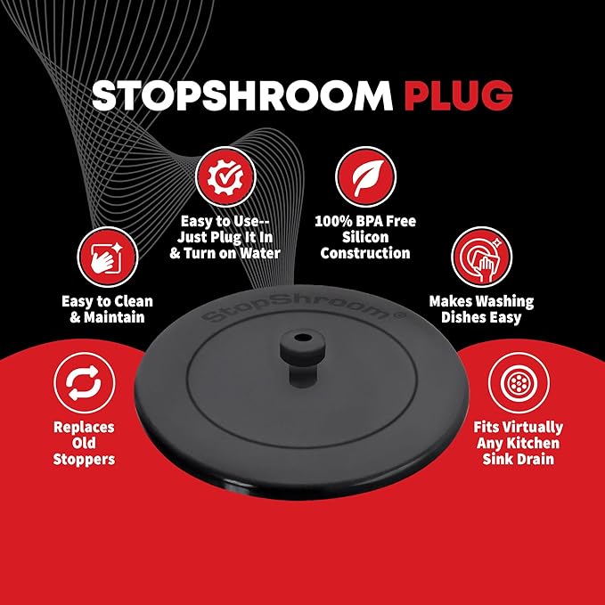 Kitchen SinkShroom Clog-Free Kitchen Sink Drain Strainer - Image 4
