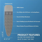 Bartnelli Ironing Board Cover and Pad, Made in Europe - Image 5