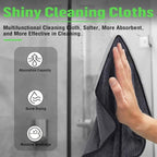 Bath Wipes Shower Cleaning Cloths, Premium Car Drying Towel | Ultra Absorbent - Image 2