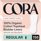 Cora 100% Organic Cotton Topsheet Bladder Liners by Cora