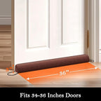 Sunolga Door Draft Stopper Blocks Hot and Cold Air - Image 2