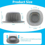 2 Pack Bathtub Drain Hair Catcher - Image 6