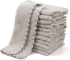UMANI 12 Pack Kitchen Dish Cloths, Ultra Soft Absorbent Quick Drying Dish Towels by UMANI