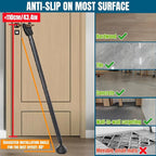 2 Pack Door Security Bars, Anti-Slip Heavy Duty Door Stoppers Sliding Patio Bar - Image 5