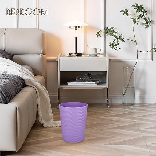 UUJOLY Small Trash Can Wastebasket Garbage Can Container Bins - Image 4