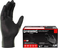GLOVEWORKS Black Nitrile Gloves 5 Mil Disposable, Latex Free, Textured Grip by GLOVEWORKS