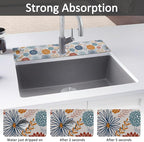 24" X 5.5" Kitchen Sink Splash Guard Faucet Mat Mandala Super Absorbent Fast - Image 3