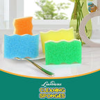 Scrub Sponge, 8 Pack Dual-Sided Temperature-Responsive Scrubber - Image 5