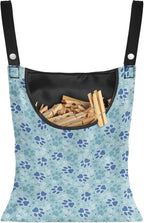 Clothes Pin Hanging Bag with Big Opening Storage Clothes Pins & Mini Clothespins by Unknown
