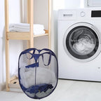 6Pcs Pop up Hampers for Laundry Foldable Mesh Laundry Hamper Baskets - Image 5