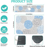 Dish Drying Mat for Kitchen Counter Matt, Super Absorbent Non-slip Rubber Backed - Image 2