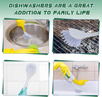 Hsei 20 Pcs Green Kitchen Scrub Dish Brush Bulk - Image 4