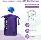 Travel Laundry Bag, Vacuum Compression Dirty Clothes Travel Bag, Waterproof - Image 3