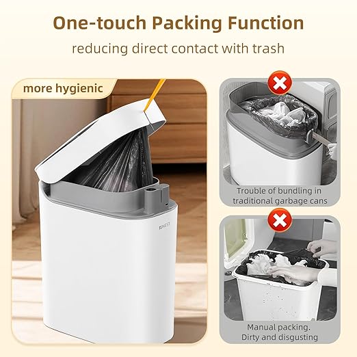 funest Smart Bathroom Trash Can - Image 4