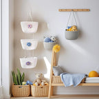 Nursery Must-Have! 3-Tier Cotton Hanging Baskets - Image 3