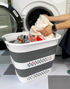 SAMMART 40L Collapsible Plastic Laundry Basket - Image 4