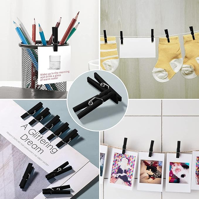 60PCS Baby Shower Clothespin Games Mini Clothes Pins 1.4 inch - Image 3