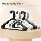 HOUSE DAY Plastic Hangers 100 Pack - Image 8