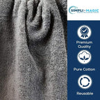 Simpli-Magic Cotton Hand Towels 16"x27" – Soft Towels - Image 4