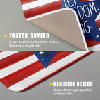 4th of July Dish Drying Mat for Kitchen Counter Patriotic Holiday Absorbent - Image 3