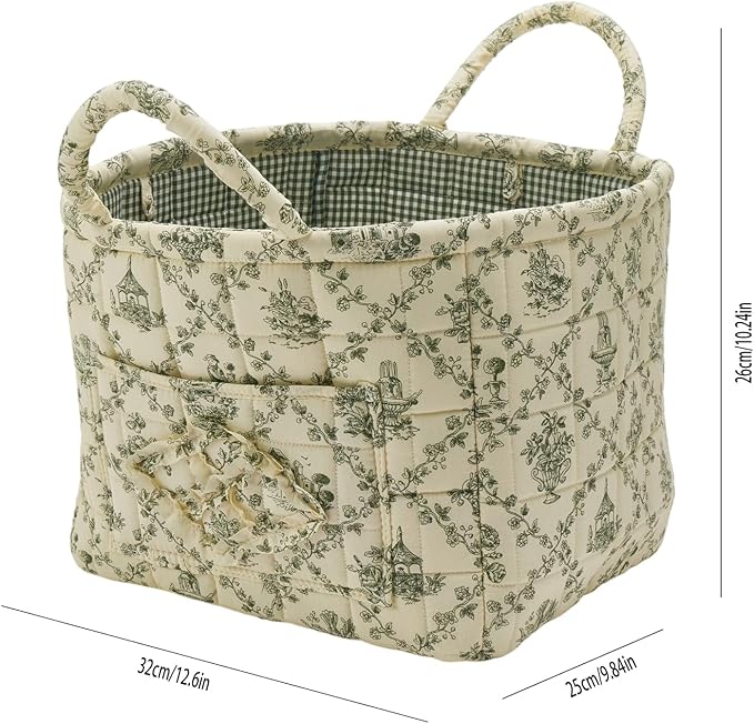 Quilted Fabric Storage Basket - Image 6