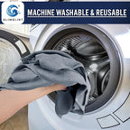 GLIMGLINT Grey Microfiber Cleaning Cloth, 12PK Reusable Cleaning Rags, Highly - Image 6