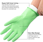 ForPro Natural Rubber Gloves, 6 Pairs Reusable Multi-Purpose Household Cleaning - Image 5