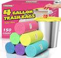 150 Count 4 Gallon Small Trash Bags by TFORING%C2%AE
