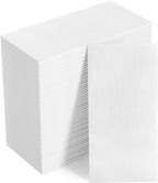 FOCUSLINE 100 Disposable Bathroom Napkins, Linen-Feel Paper Guest Towels by FOCUSLINE