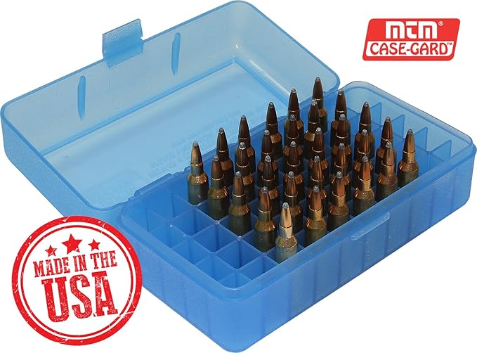 MTM 50 Round Flip-Top Rifle Ammo Box WSSM, 500 S&W - Image 2