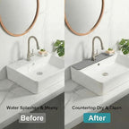 Customizable Kitchen Sink Faucet Mat: 30" Lx5.5 W Splash Guard, Pre-Cut Center - Image 7
