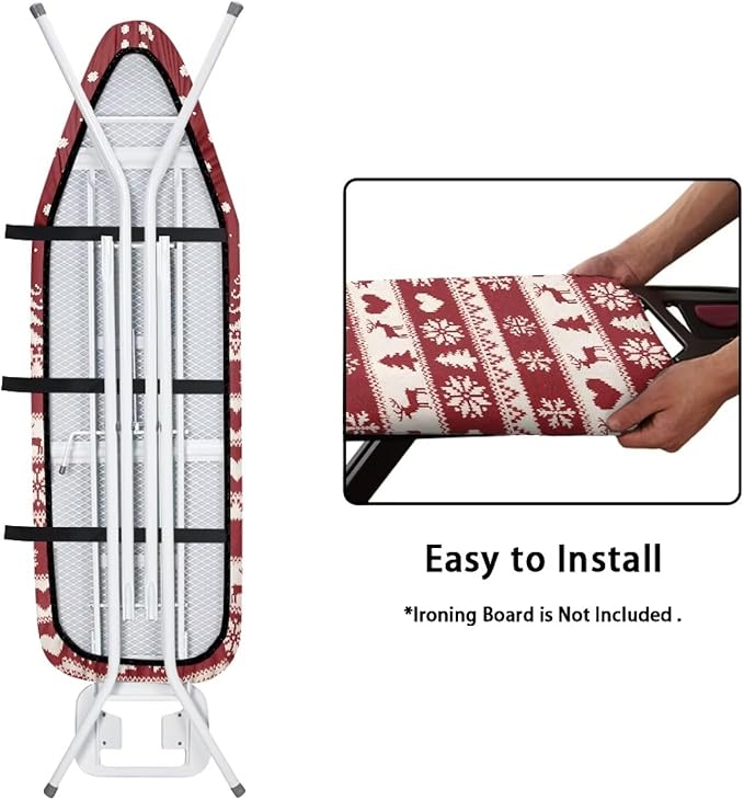 Christmas Tree Elk Ironing Board Covers Ironing Board Protector Fits Standard - Image 4