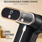 Dual Motors Rechargeable Fabric Shaver, 3-Speed Lint Remover - Image 3