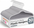 HOUSE DAY 13.5 Inch Kids Hangers 30 Pack by HOUSEDAY