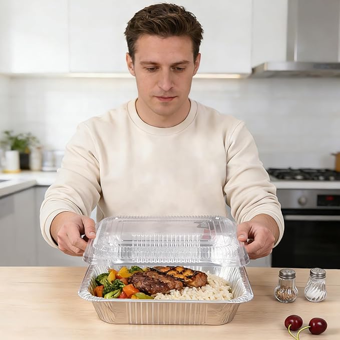 9x13 Inch Disposable Aluminum Pans - Image 2