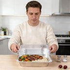 9x13 Inch Disposable Aluminum Foil Pans - Image 2