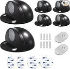 Magnetic Door Stoppers, No Drill Door Stops Magnetic Floor Mount Door Stopper by Gudui