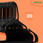 NEATERIZE Clothes Hangers Plastic 20 Pack - Image 7